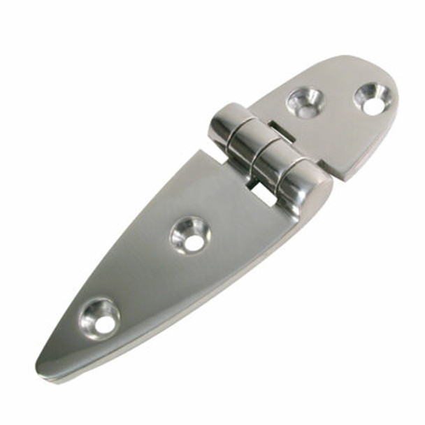 Marine Town Hinges - Cast Stainless Steel Hinge Cast 316 Stainless Steel 120X35mm Off Holes
