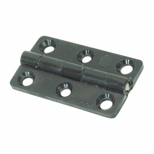 Hinge Butt Black Nylon 38X22mm Pr