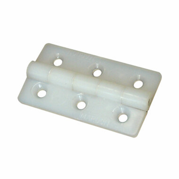 Hinge Butt White Nylon 51X28mm Pr