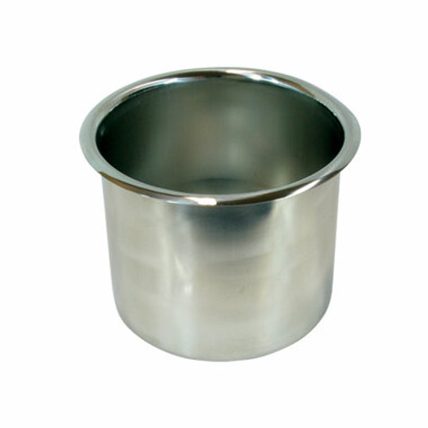 Recessed Drink Holders - Stainless Steel Drink Holder Recessed Stainless Steel 110mm Dia