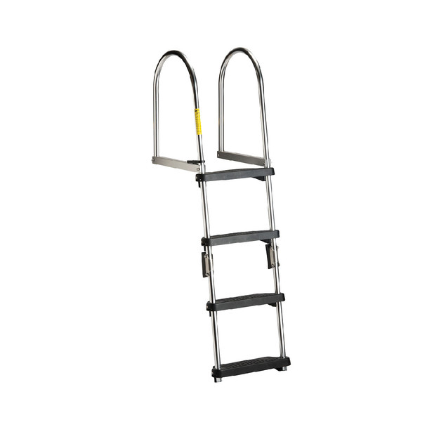 Garelick Premium Folding Pontoon Transom Boarding Ladder