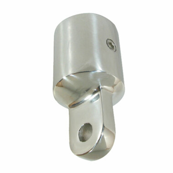 Canopy Bow End Ext Stainless Steel T/S 22mm-7/8