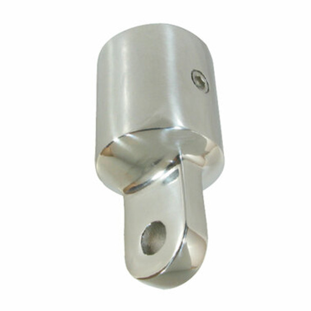 Canopy Bow End Ext Stainless Steel T/S 32mm-1 1/4