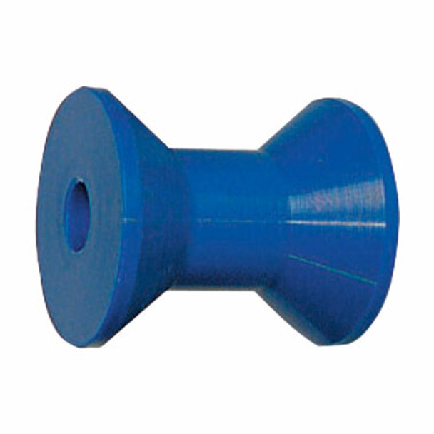 Rollers - Hard Blue Polyethylene Roller Bow Blue 78X62X17mm