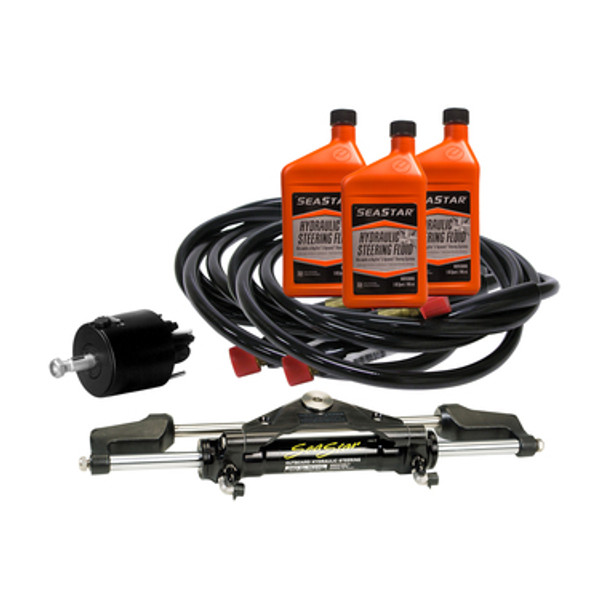 Seastar Front Mount Steering Kit - Pro Outboard Hose Steering Kit Seastar Pro Front Mnt 18Ft (Discontinued)