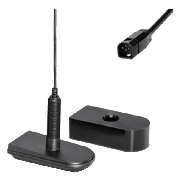 Humminbird Thru Hull Transducer Plastic Down Imaging Include Temperature