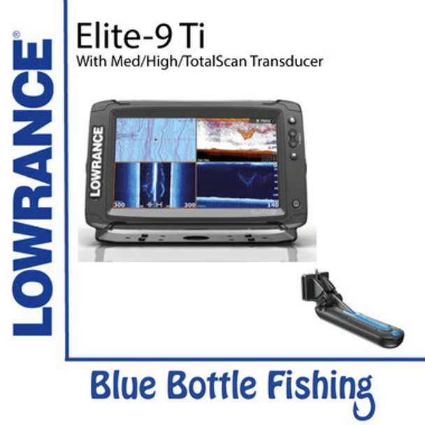 Lowrance Elite-9 Ti with Med/High/TotalScan Transducer and C-MAP Aus/NZ Card (Discontinued)