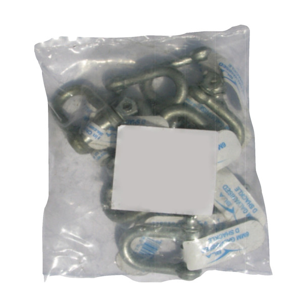 BLA D Shackle - Galvanised Pack of 10