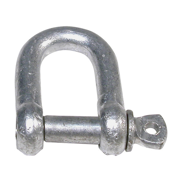 BLA D Shackle - Galvanised 10mm - Pack