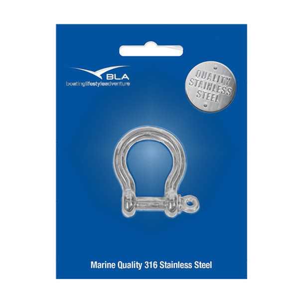 BLA Bow Shackles - Stainless Steel 1 Pack