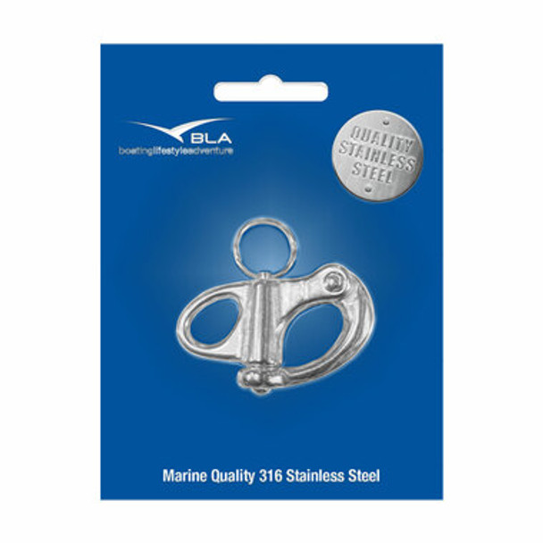 BLA Snap Shackle Fixed Eye G3N16 Stainless Steel 55mm - P