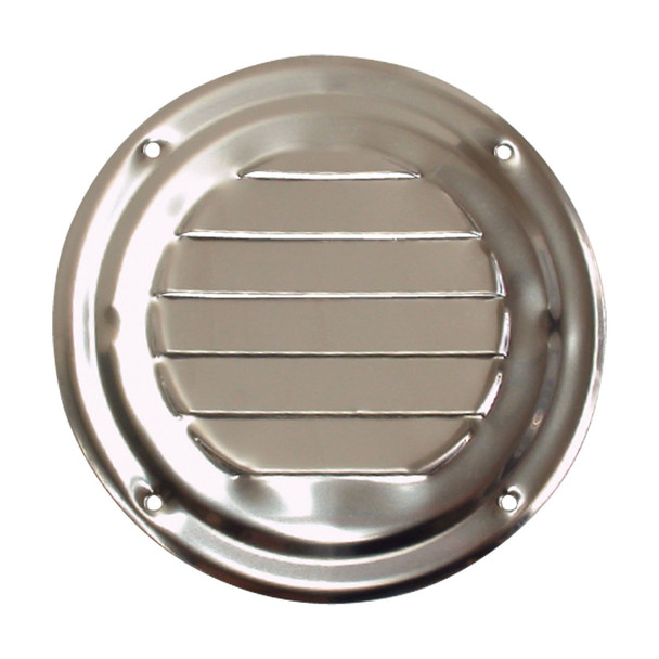 Round Louvre Vent 102MM Stainless Steel