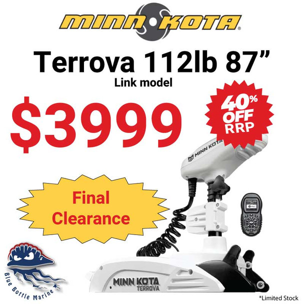Minn Kota Terrova 112 87 Riptide Advanced I-Pilot Link- Saltwater