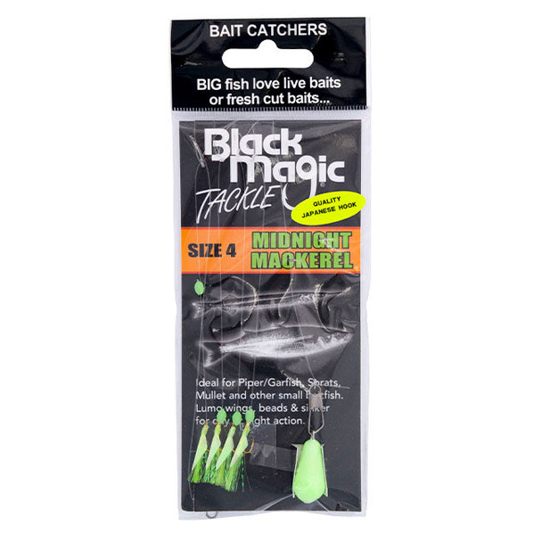 Black Magic Sabiki #4 Midnight Mackerel 