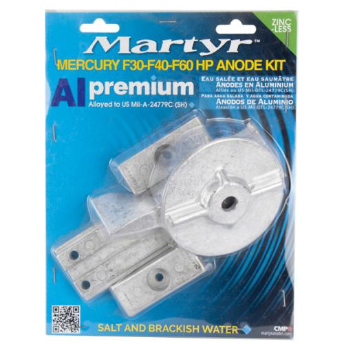 Anode Kit Alloy Outboard Mercury F30-F60