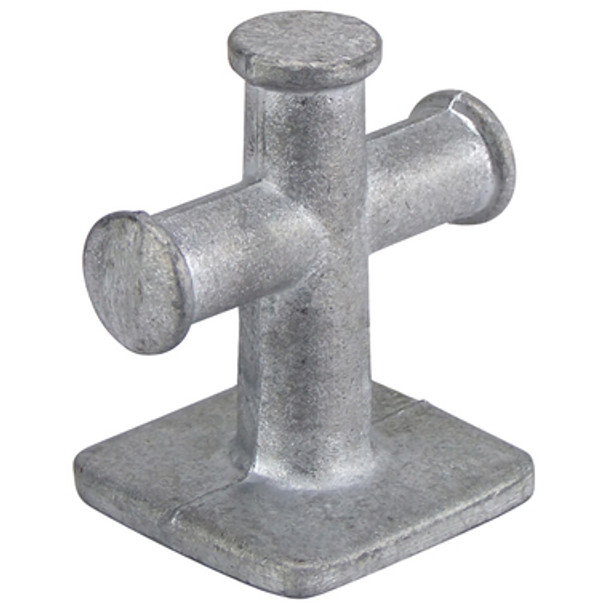 Cross Bollard 80mm Alloy Weld On Australian Made