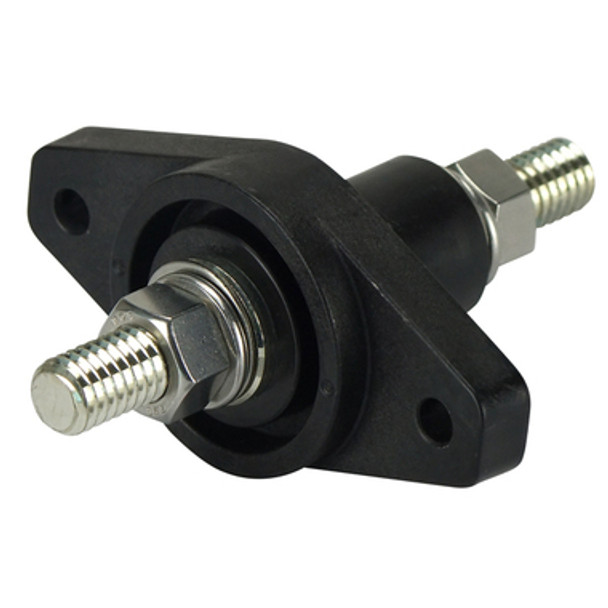 Feed Through Connector 3/8" Black