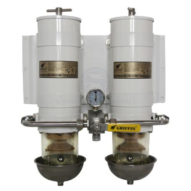 Griffin Diesel Filter Kit GTB681DM Double Manifold Bowl & Shield