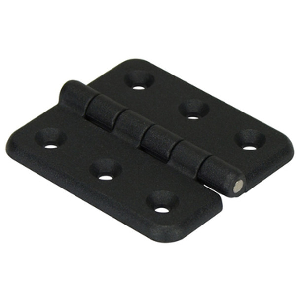 Hinge Nylon Black 78mm x 70mm Pair