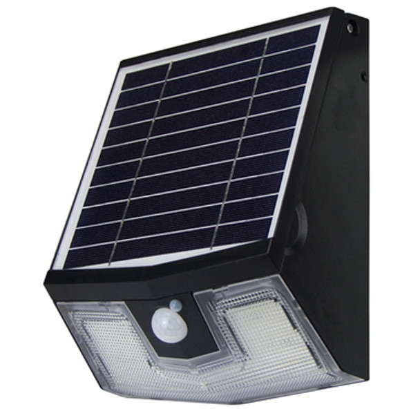 Relaxn LED Solar Wall Light 7W Black with Remote