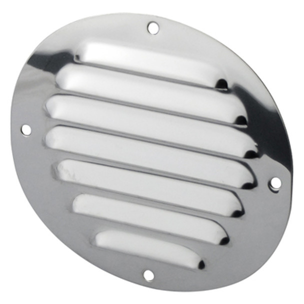Stainless Steel 7 Louvre Vent Oval 127mm x 116mm