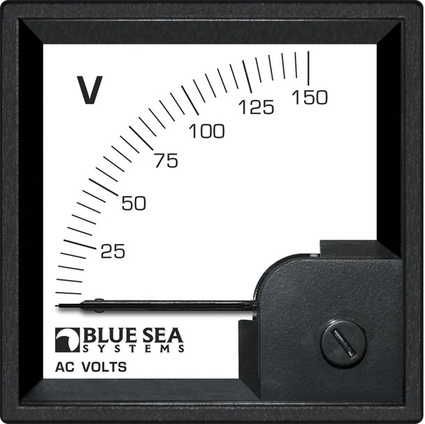 Blue Sea AC DIN Volt Meter 0 to 150V AC