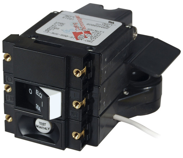 Blue Sea Residual Current Circuit Breaker ELCI Main A-Series Frame - Double Pole