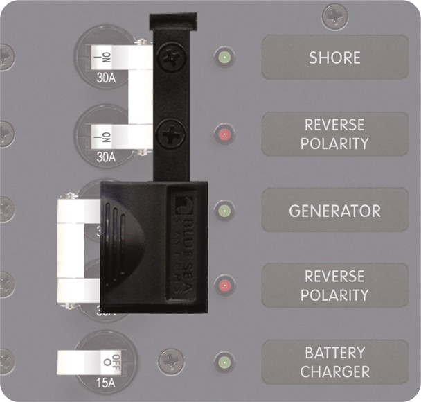 Blue Sea A-Series Circuit Breaker Lockout Slide - 2 Position 2 Pole