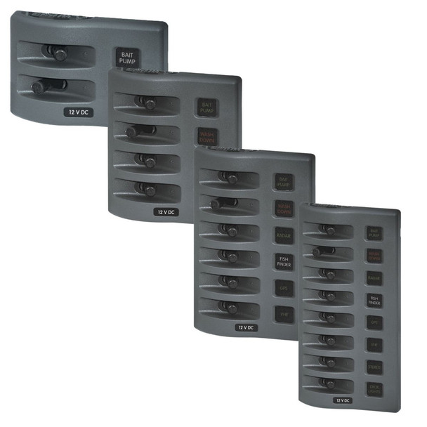 Blue Sea Systems WeatherDeck Switch Panel
