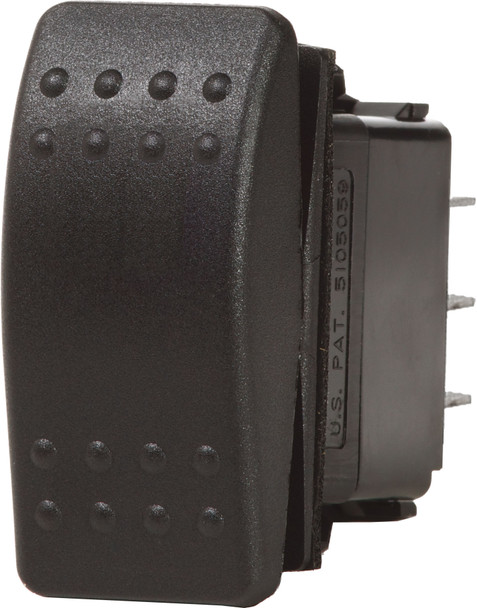 Blue Sea Contura II Water-Resistant Black Switch - SPST, Off-(On)