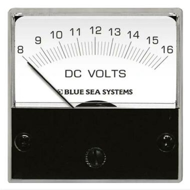 Blue Sea DC Analog Micro Voltmeter - 8-16V DC