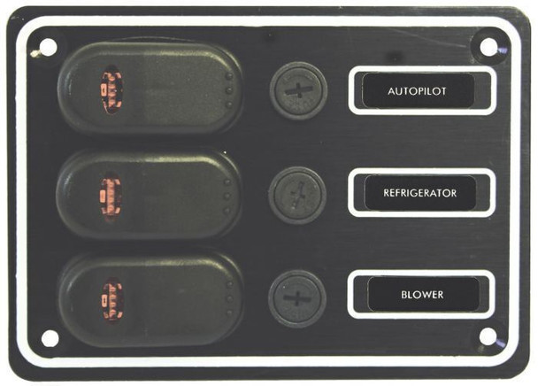 Switch Panels - Weatherproof - 3 Switches