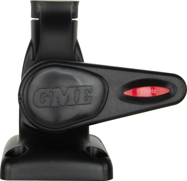 GME ABL013B Single Swivel Rectangular Antenna Base - Black