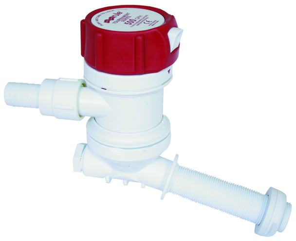 Rule Tournament 400 Dual Port Livewell Pumps - Angled