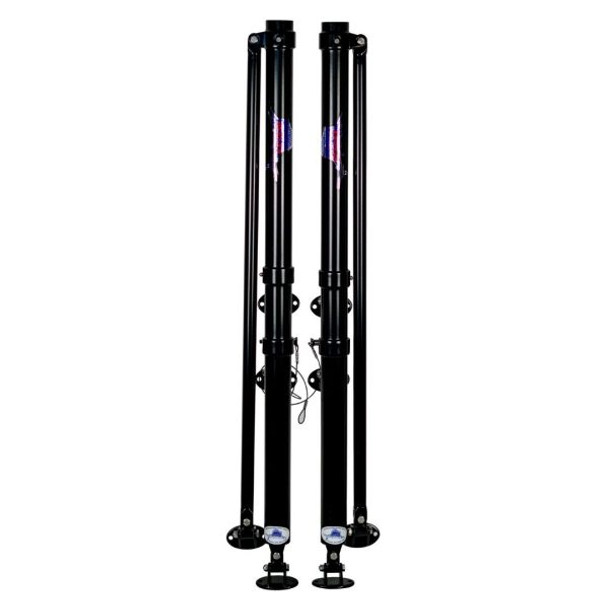 Reelax Base Mini 1000 Black Edition Outrigger Bases Stainless Steel (Pair)