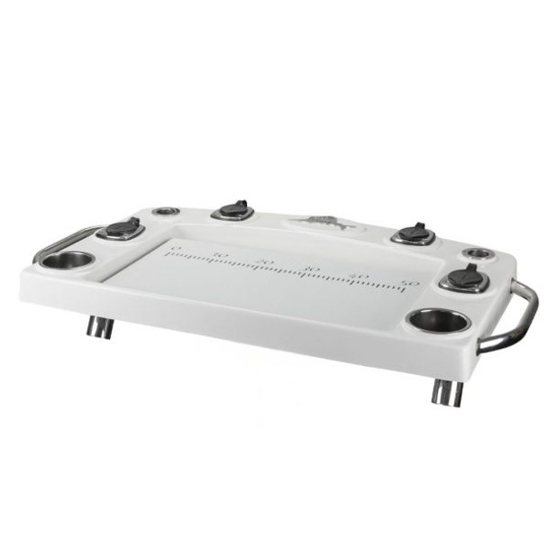 Reelax Light Tackle Station White Prep Board Back Mount 9.1A (Discontinued)