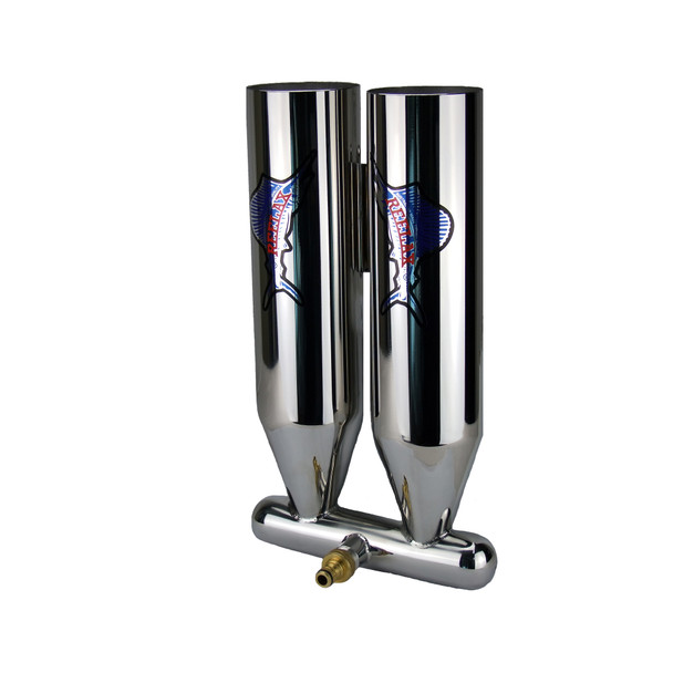 Reelax Live Bait Twin Bonito Tube Removable Transom Mount Ctr Inlet (Discontinued)