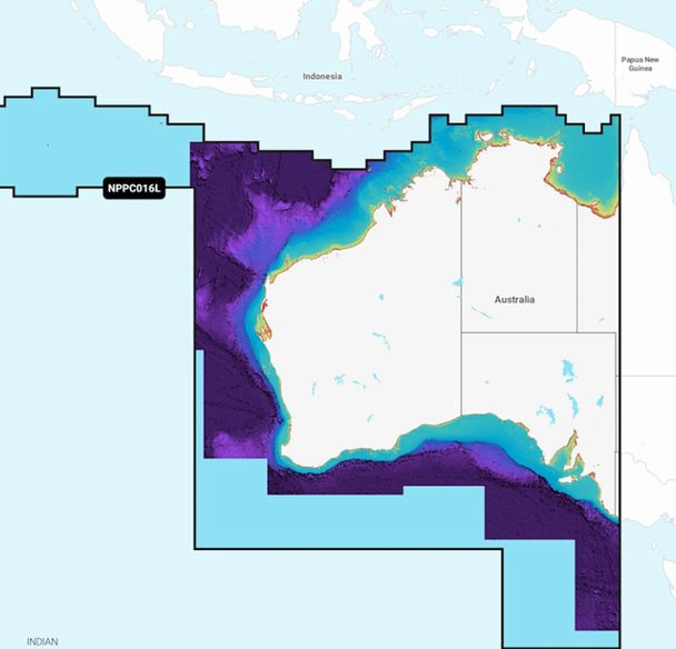 Navionics Platinum Plus - Australia, West & Central - Inland and Coastal Marine Charts