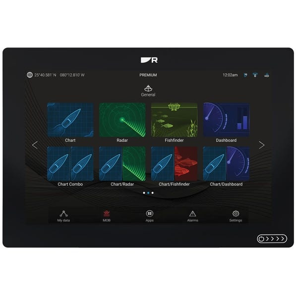 Raymarine AXIOM+ 12" Multi-function Display with Integrated RealVision 3D + LightHouse ANZ Map