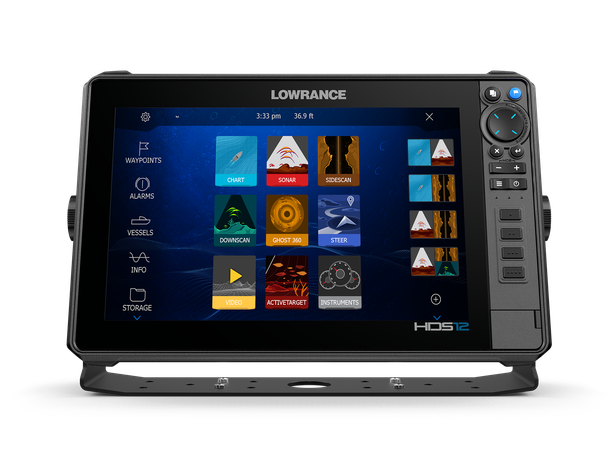 Lowrance HDS 12 Pro + Active Imaging HD 3-1 Transducer and CMAP Embedded Chart