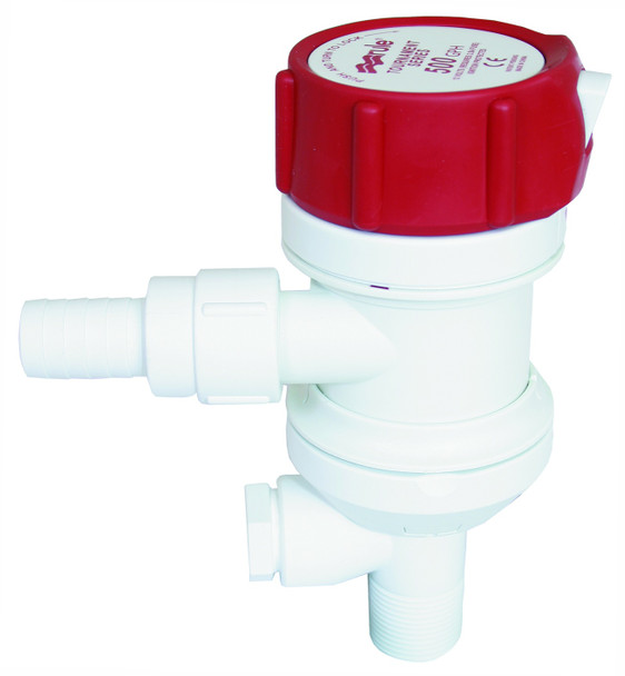 Rule Tournament 400 Dual Port Livewell Pumps - 3/4" Thread Inlet Valve