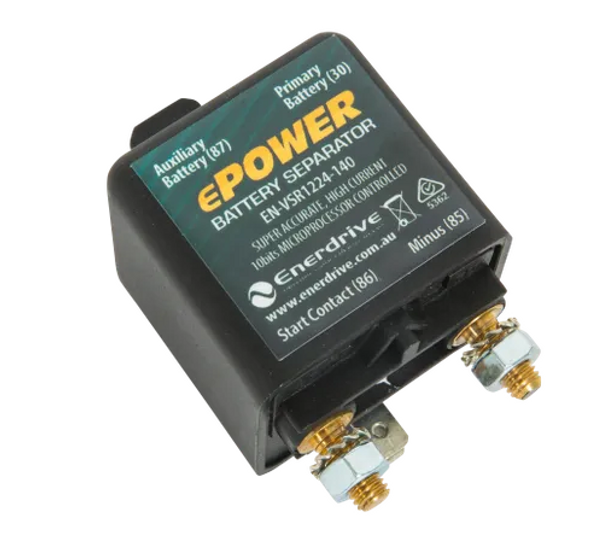 ENERDRIVE 140A VOLTAGE SENSITIVE RELAY - 12v/24v