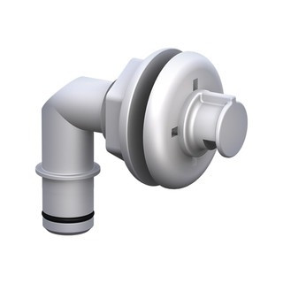 Flow-Rite Spray Head 3/4" Elbow White