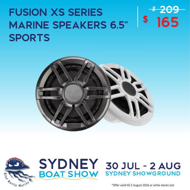 Fusion XS Series 6.5" 200W Sports Marine Speakers  - Pair