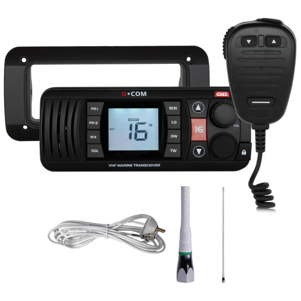 GME GX700B VHF Marine Radio Bundle