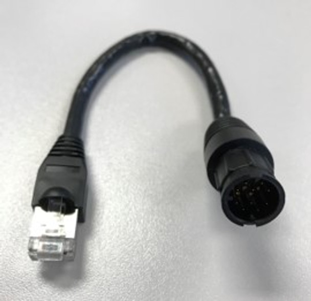 Raymarine Adaptor, Raynet Male to RJ45 Male Cable, 100mm