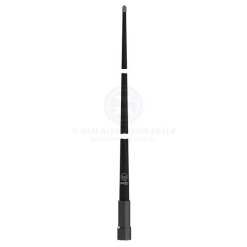Pacific Antenna VHF 2.5m Ultraglass Black Longreach Pro 6dBi