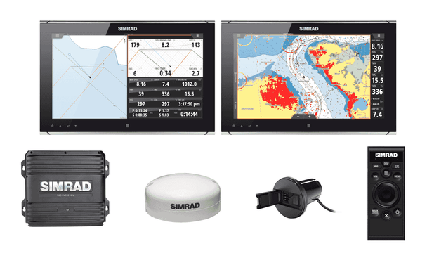 SIMRAD NSO evo 3S MPU 2 x 16" Base System