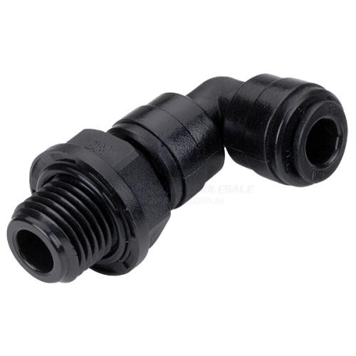 Dmfit Connector Elbow Swivel 15mm Tube x BSPPM