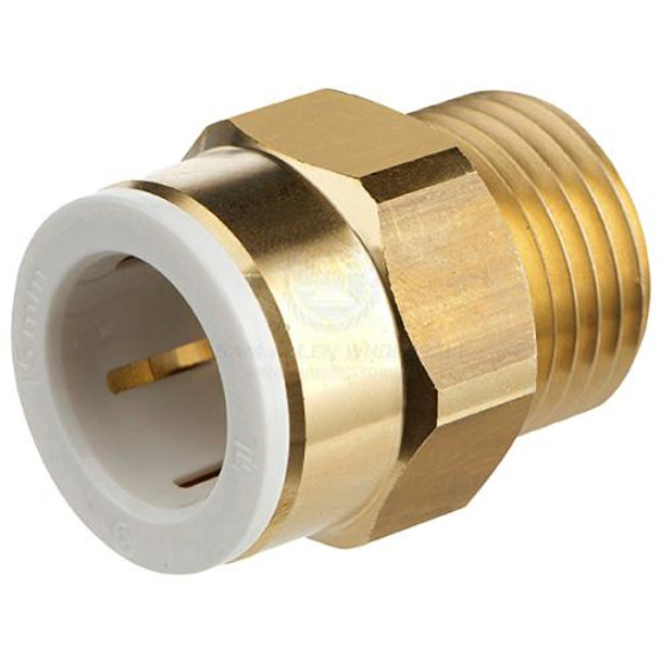 Twistloc Male Straight Connector - Brass